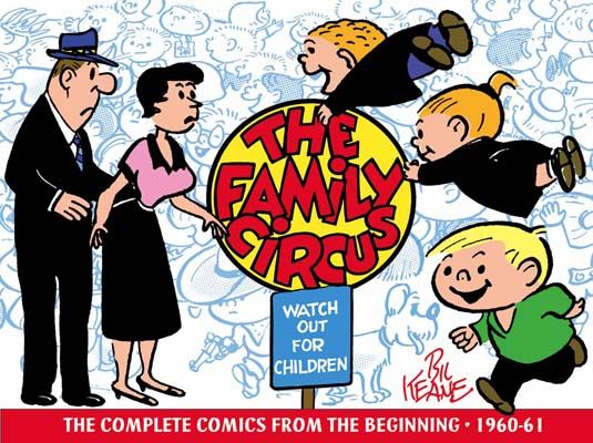 The cover for The Family Circus complete comic strip collection