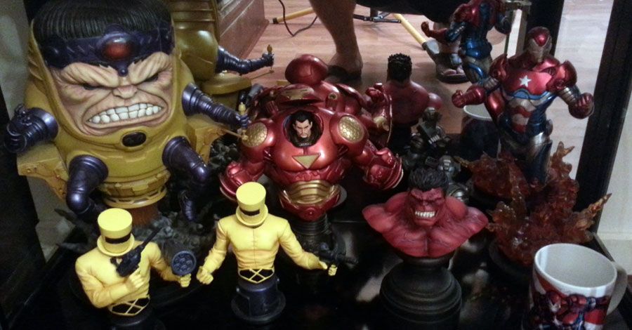 Saturday Shelf Porn Maximum Marvel mini busts part 2