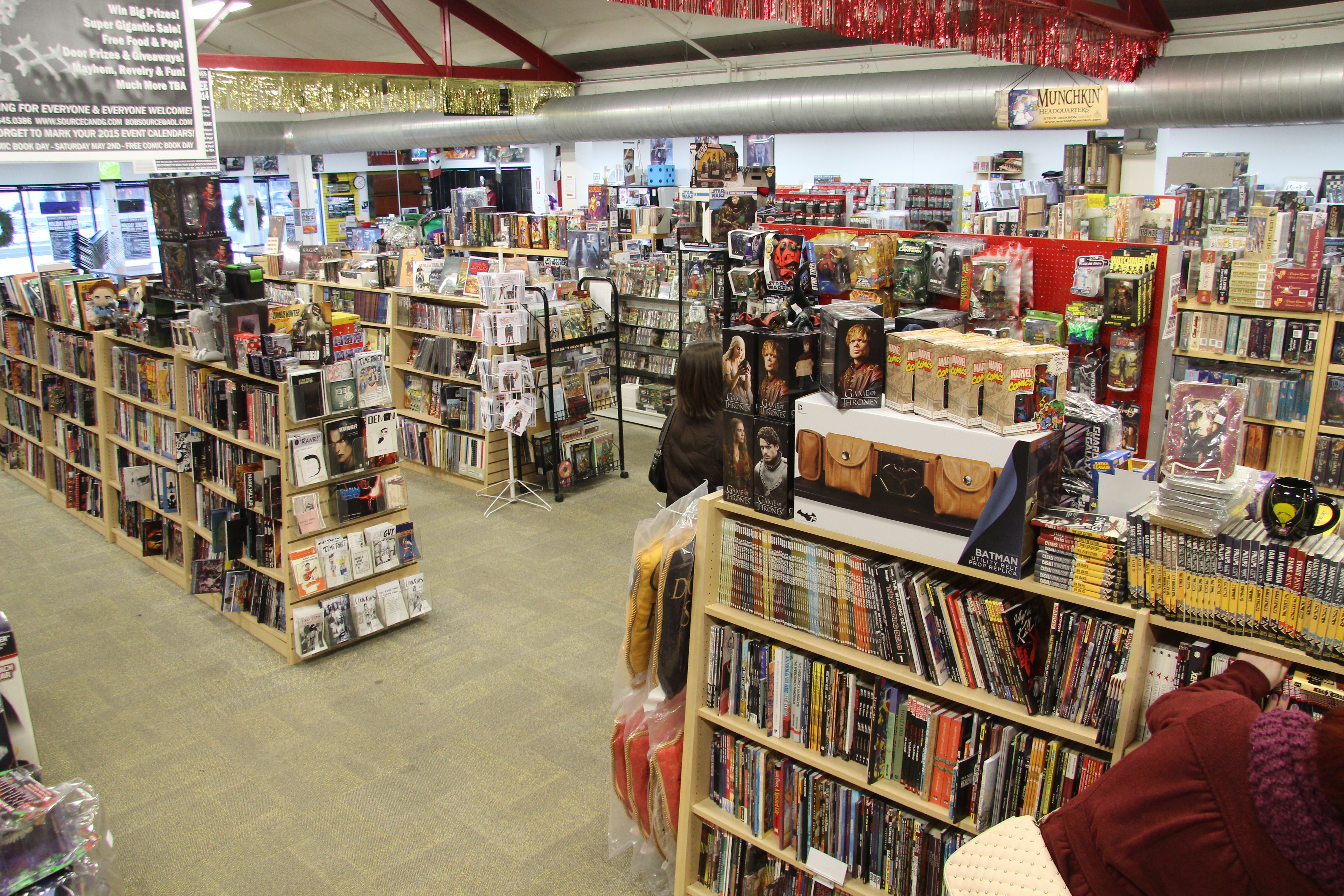 Store Tour Source Comics and Games in Roseville Minnesota