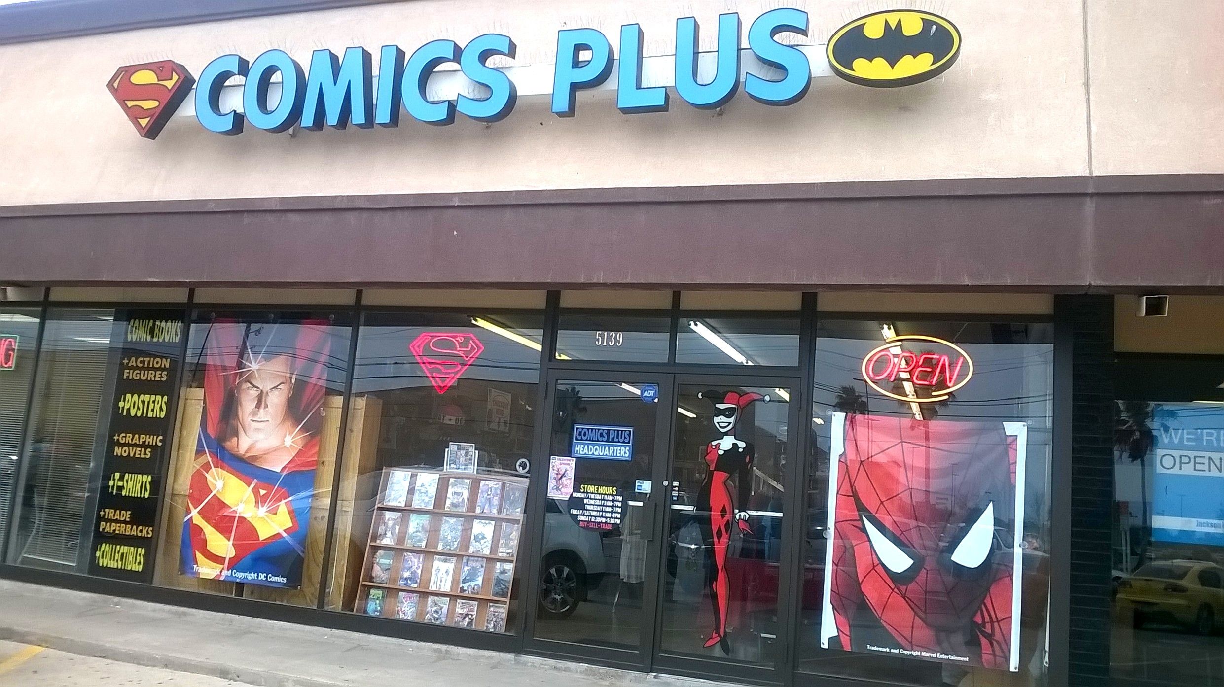 Store Tour Comics Plus in Corpus Christi, Texas