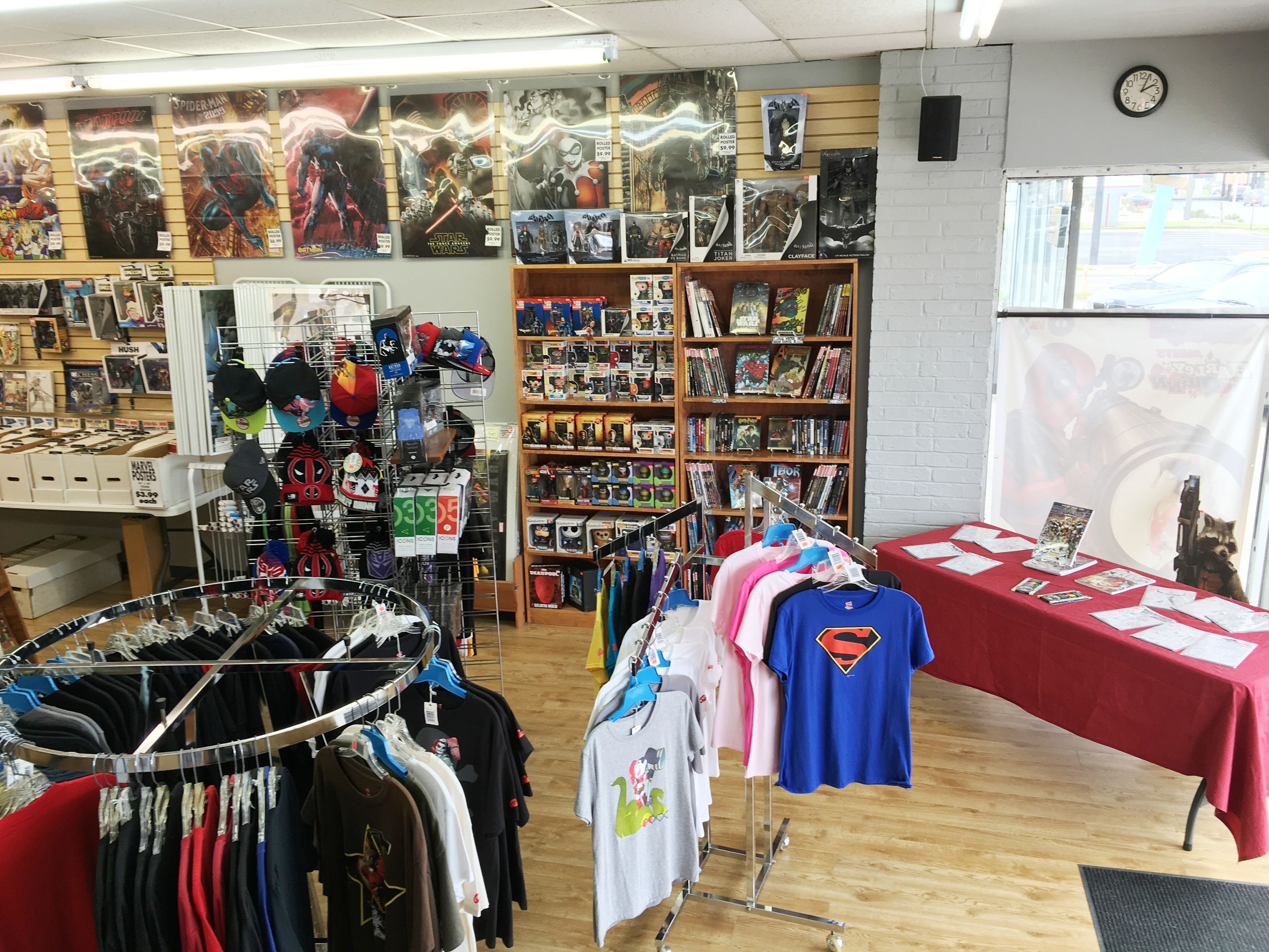 Store Tour Comics Plus in Corpus Christi, Texas