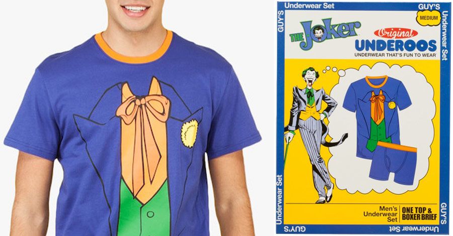 The Joker gets the last laugh with these adult-size Underoos
