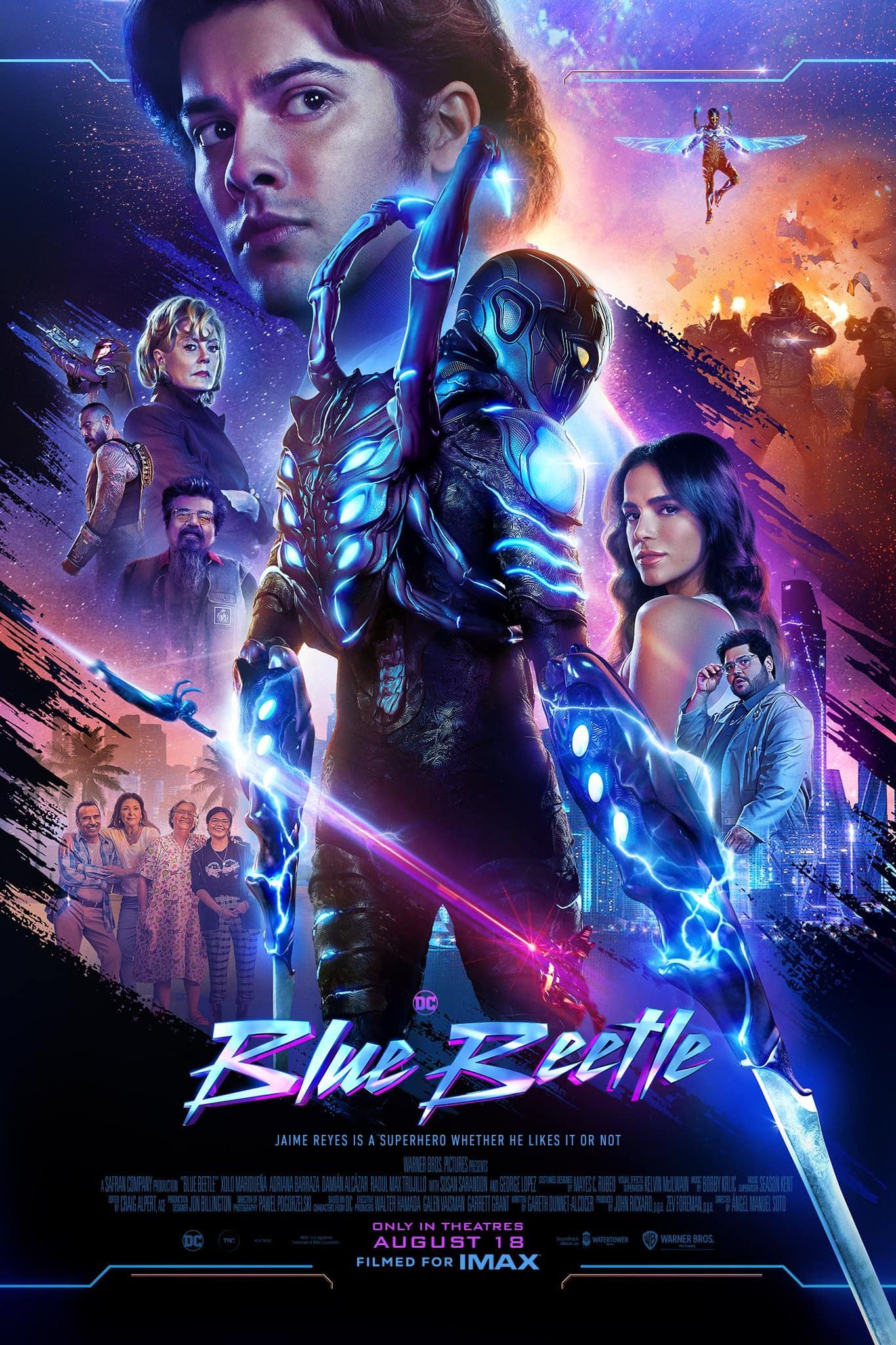 Poster for the film The Blue Beetle