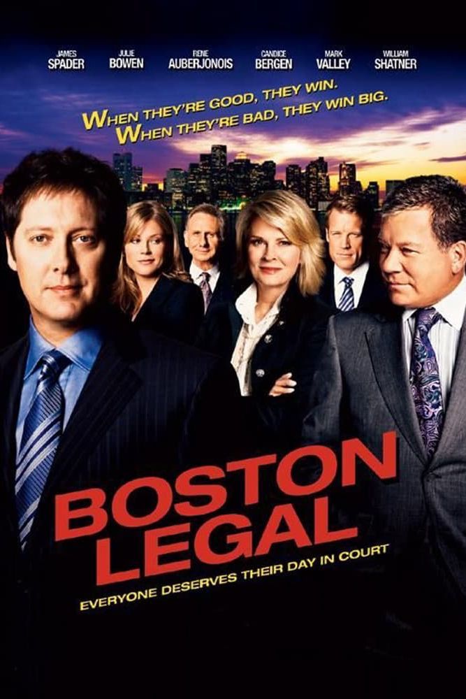 Póster de la serie de televisión legal de Boston
