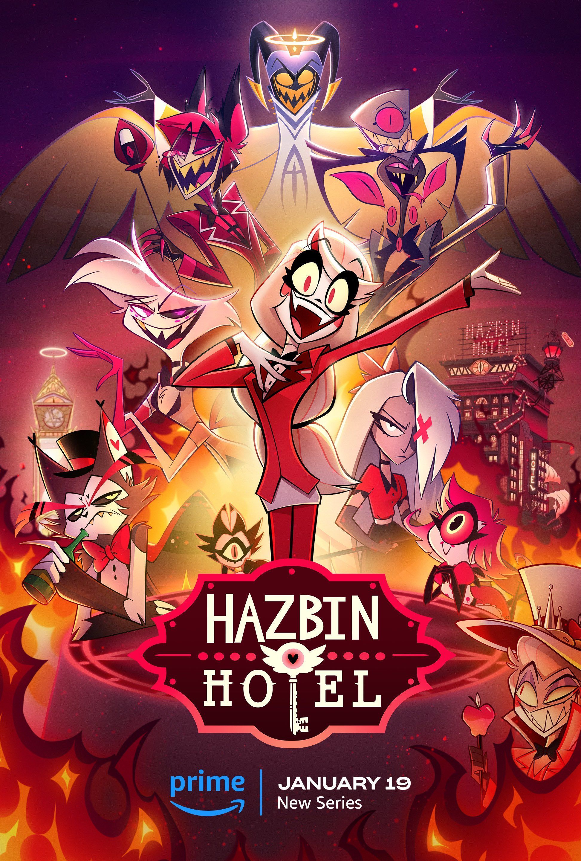 Hazbin Hotel TV show poster