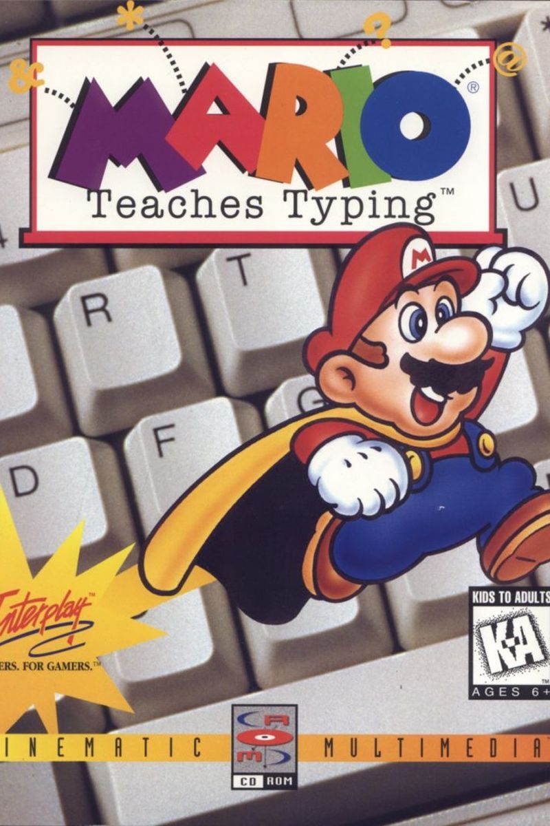 mario teaches typing