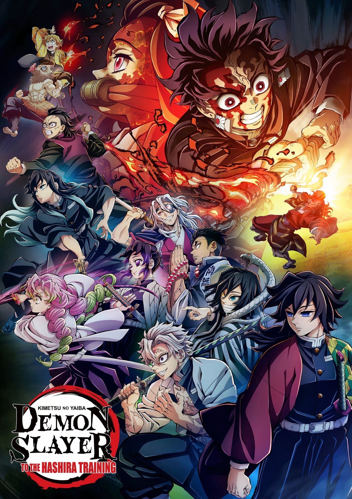 Póster del arco de Entrenamiento de Demon Slayer