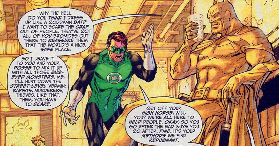 Green Lantern, Yellow Lemonade and The G-D Batman