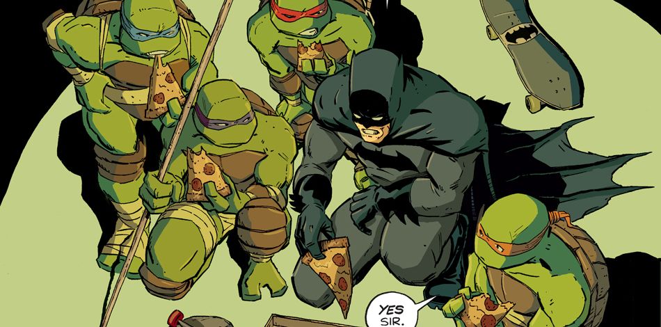 EXCLUSIVE: Batman Shares a Pizza with the Teenage Mutant Ninja Turtles on  New Variants