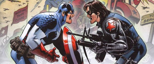 Captain America and Bucky Barnes face off in Marvel Comics