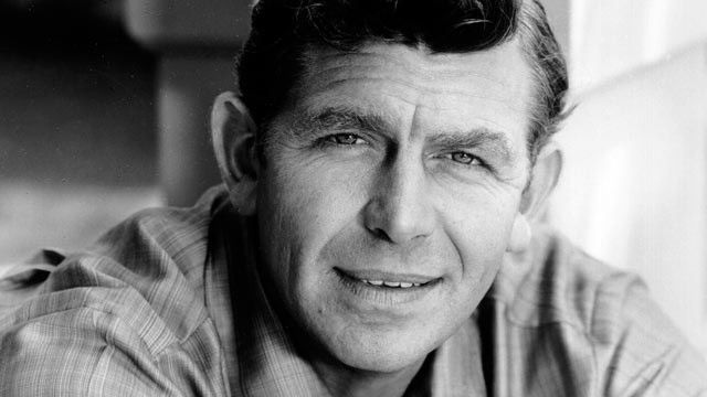 A close-up shows Andy in the Andy Griffith Show