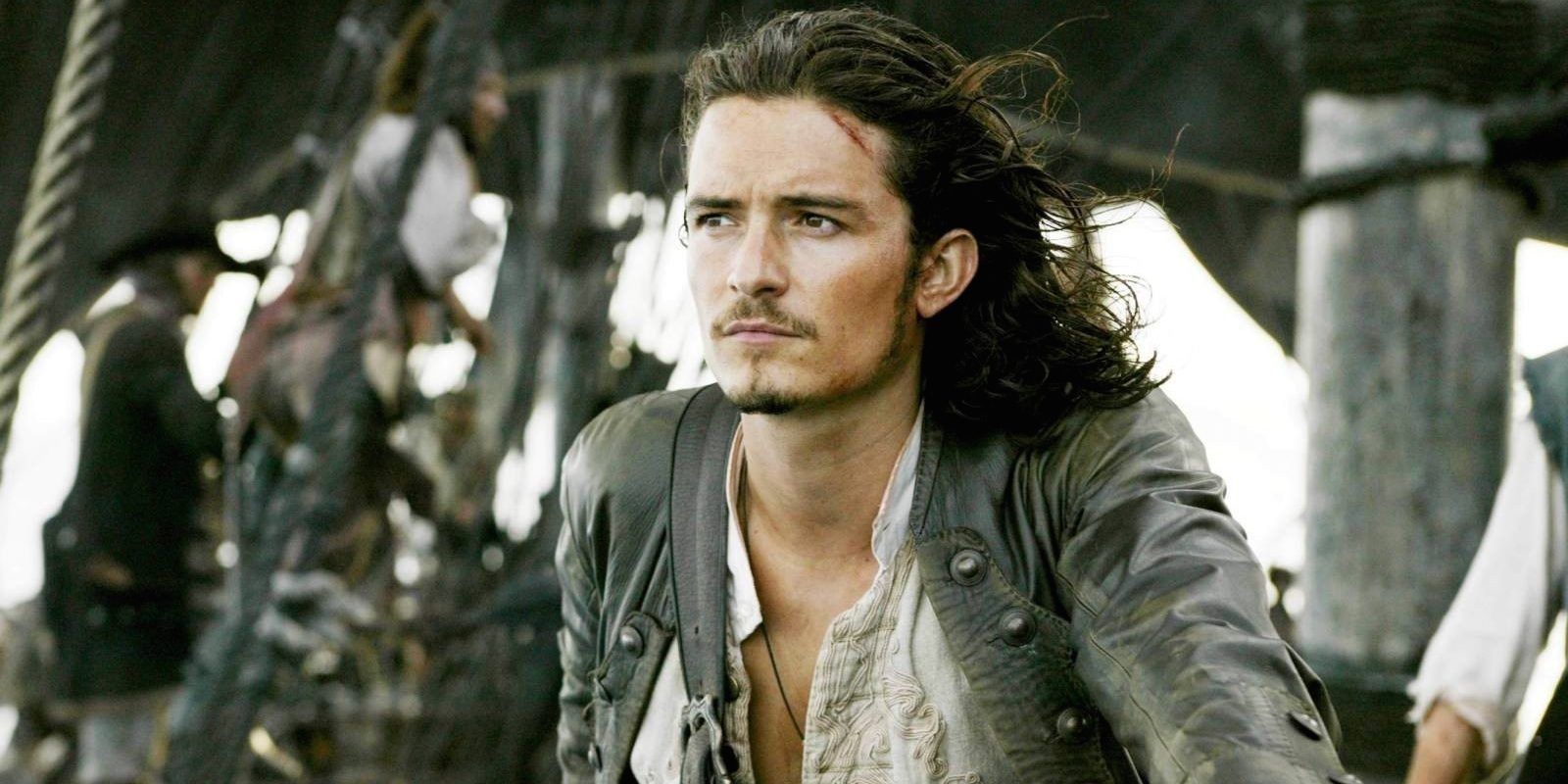 orlando bloom on a ship in pirates of the carribean