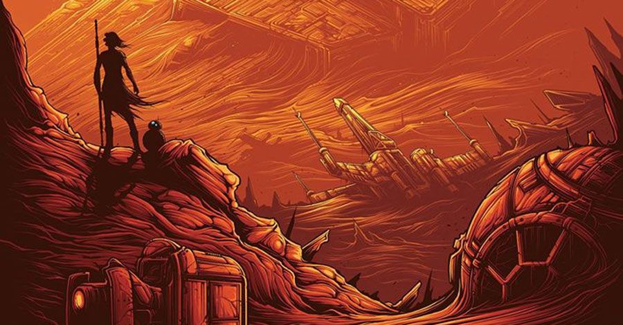 AMC Theatres Unveils Exclusive 'Star Wars: The Force Awakens' IMAX Poster