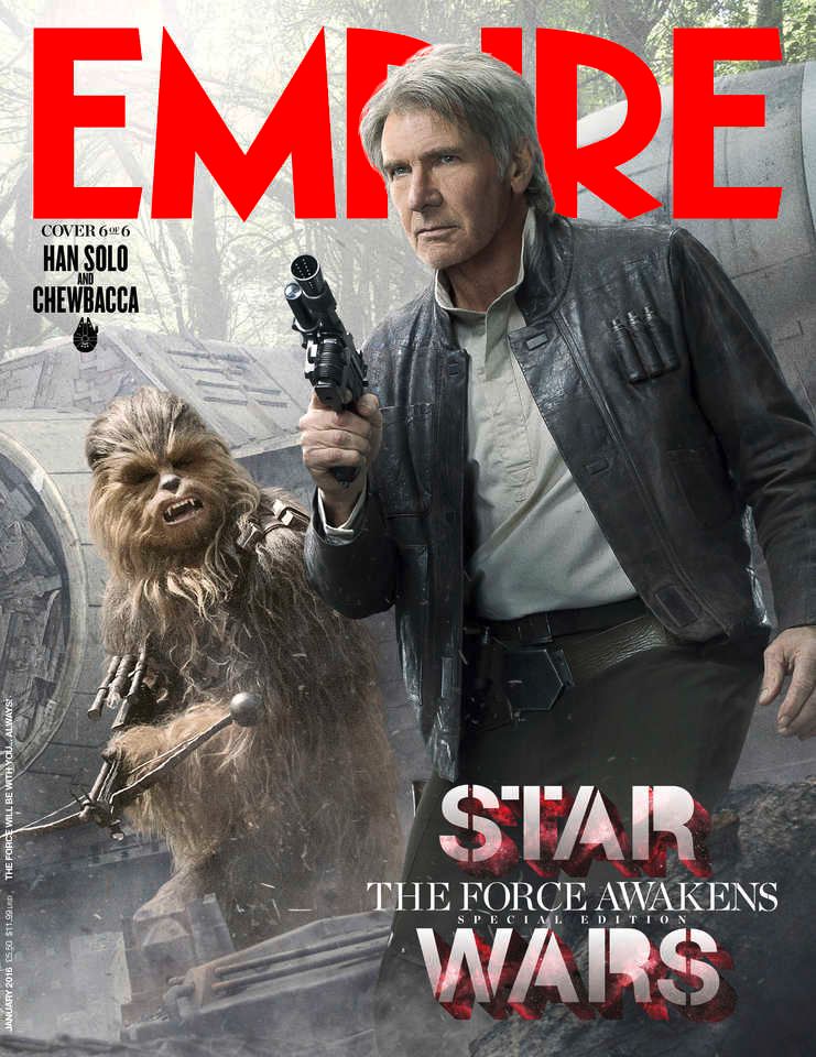 Star Wars The Force Awakens Cast Conquers the Covers of Empire
