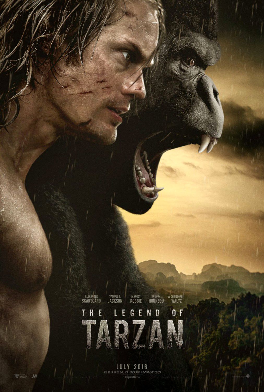 Alexander Skarsgard Swings in With 'Legend of Tarzan' Poster