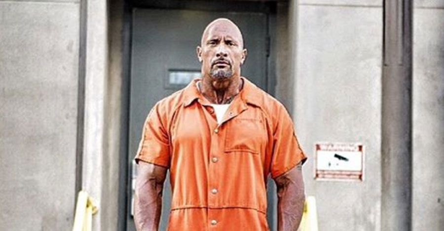 Dwayne Johnson Heads to Jail in New 'Fast 8' Photo
