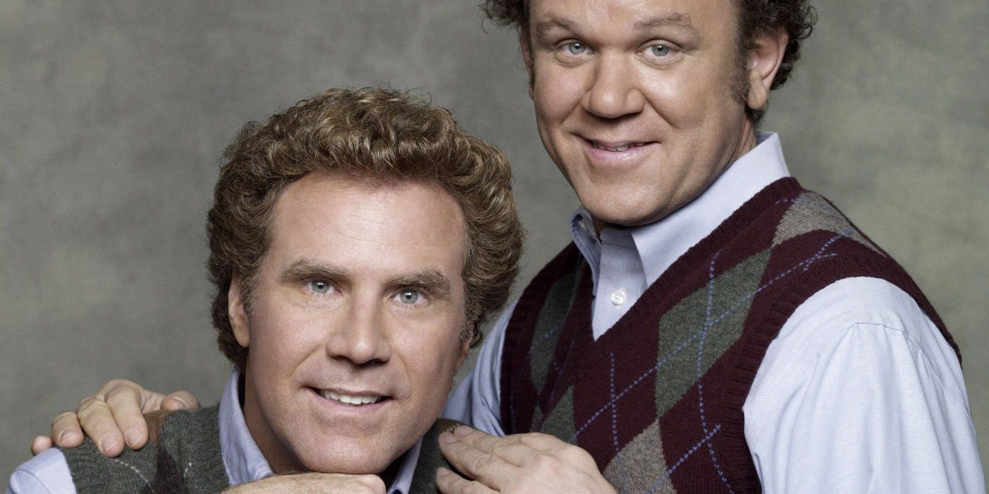 Will Ferrell and John C. Reilly posed together in Step Brothers