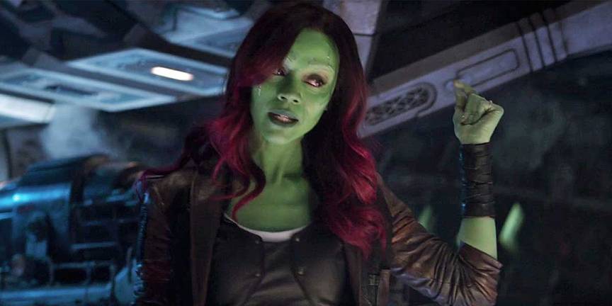 Gamora in Infinity War's Trailer