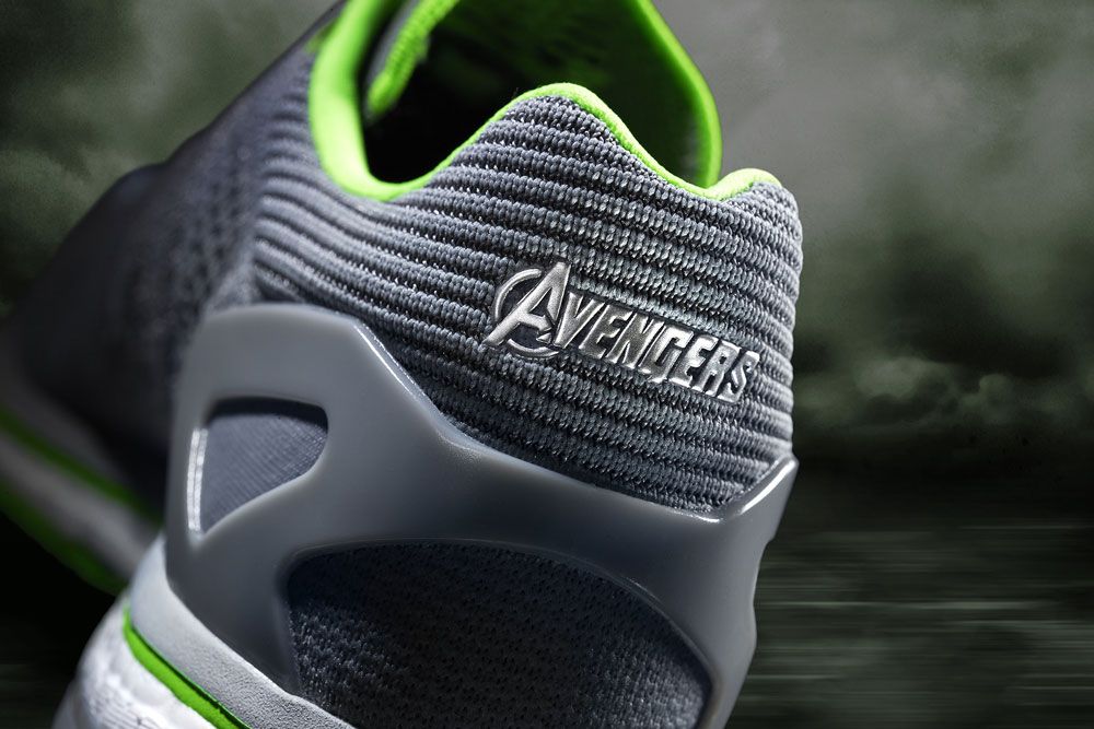 Adidas' 'Age of Ultron' line includes a Quicksilver sneaker, of course